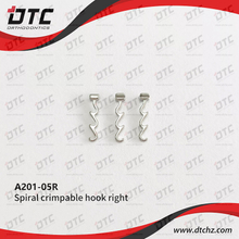 Spiral Crimpable Hooks