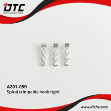 Spiral Crimpable Hooks