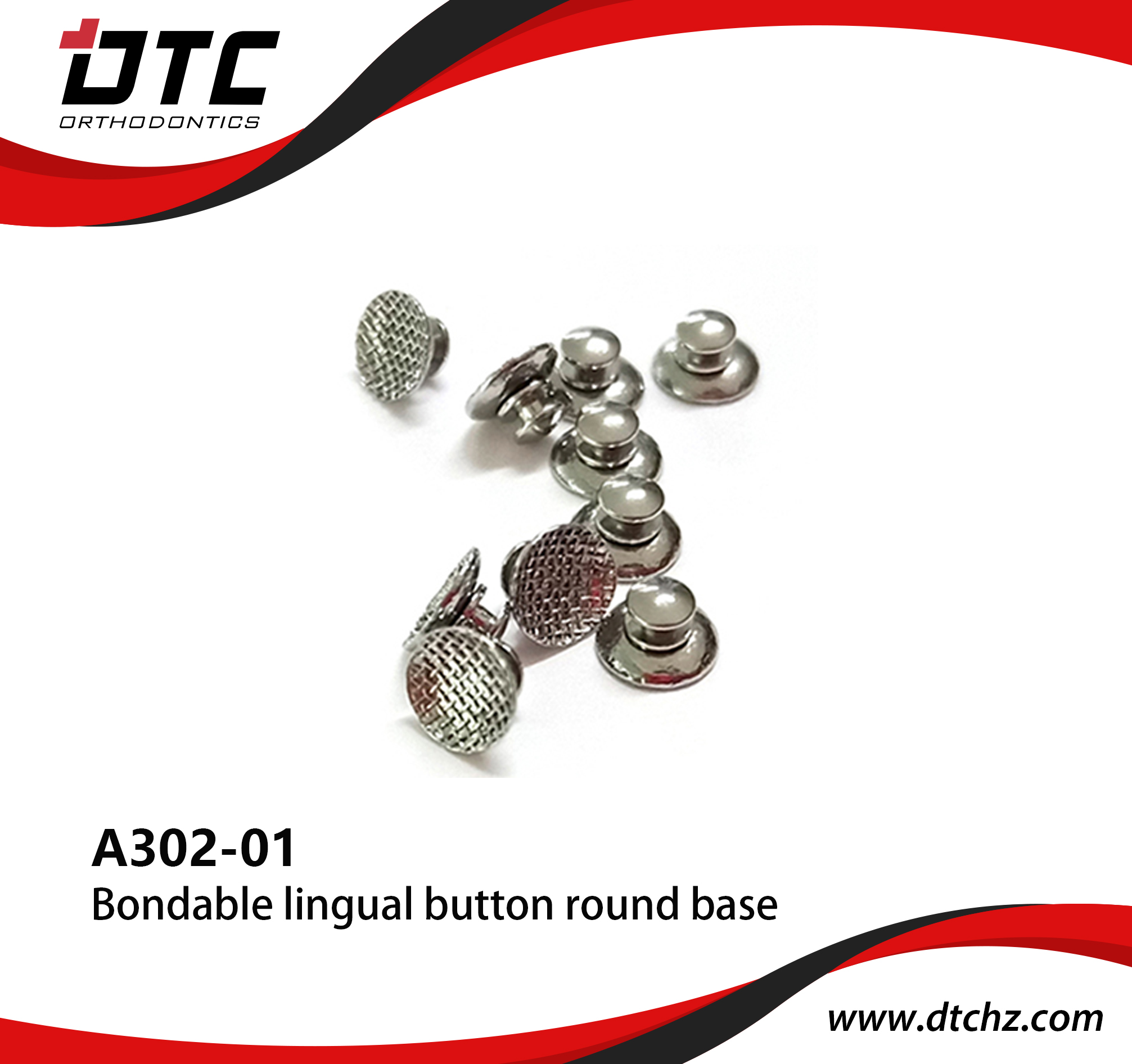 Bondable Lingual Button Round