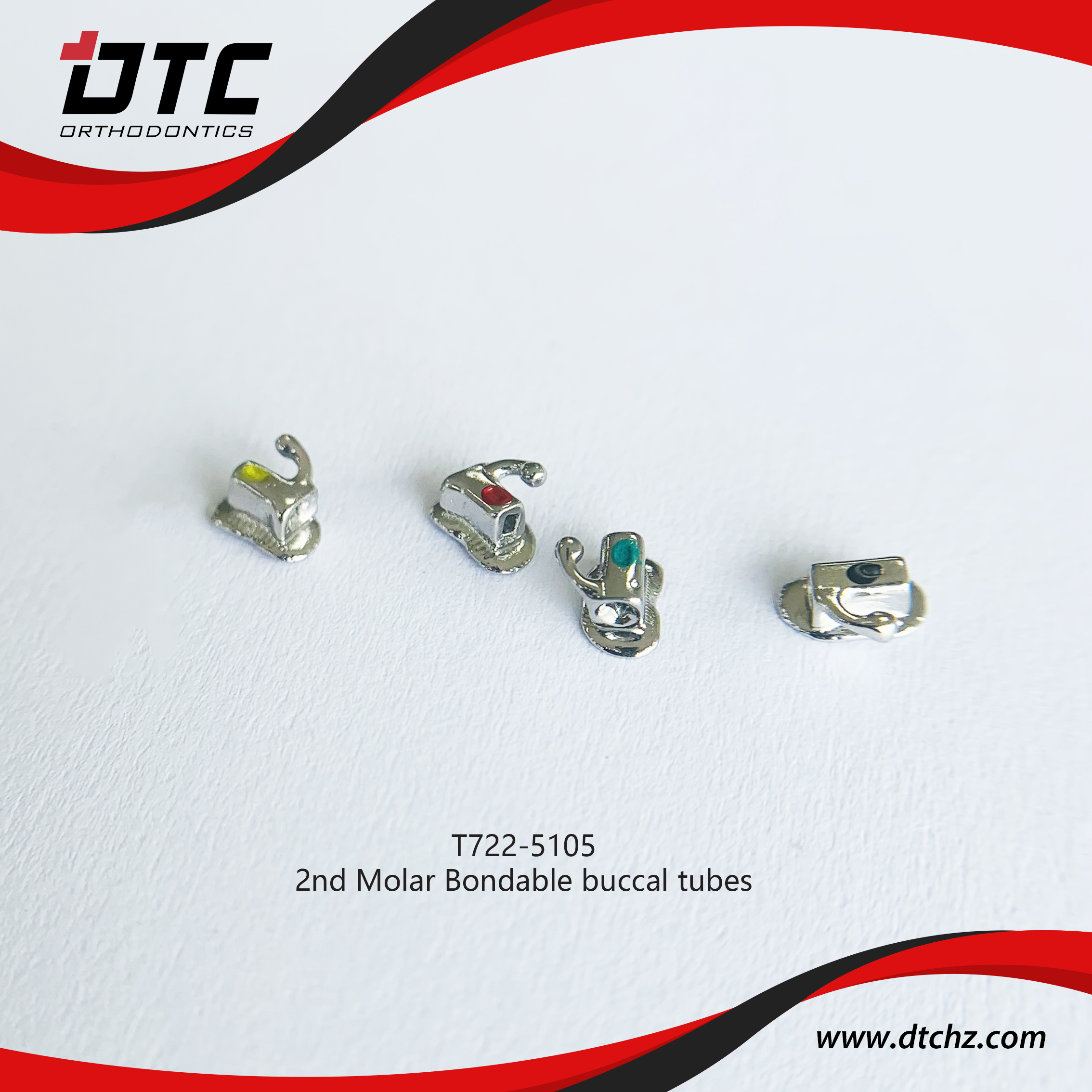 Zeal Series Bondable Single Buccal Tube